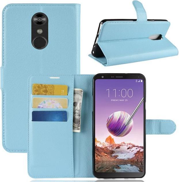 Actual product image MU Classic Litchi Leather Bookcover Series (LG Stylo 4, LG Q Stylus)