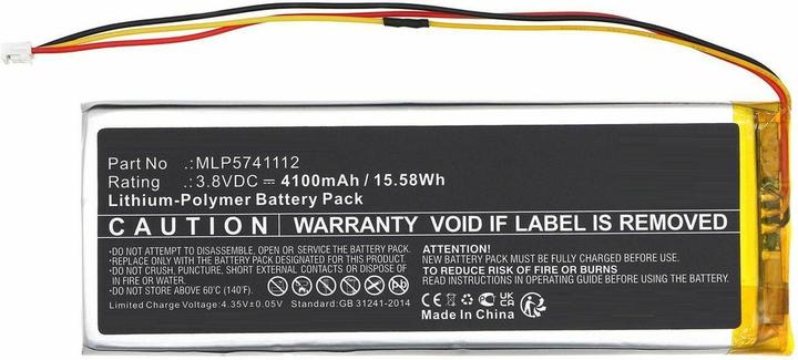 Image du produit CoreParts Batterie 3.8V 4100mAh 15.58Wh (4100 mAh)
