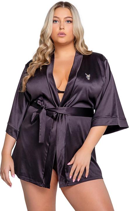 Actual product image Playboy Lingerie - Sparkling Bunny Robe (XL)