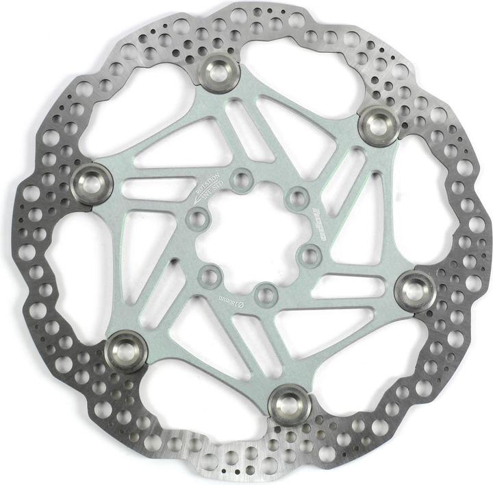 Actual product image Hope Floating disc brake rotor - silver (160 mm)