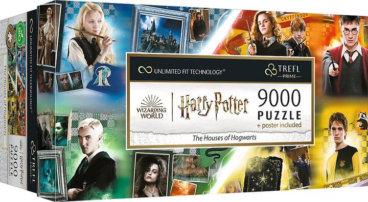 Productafbeelding Trefl Harry Potter - De Huizen van Zweinstein (9000 onderdelen)