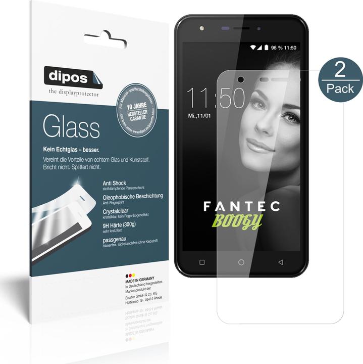 Actual product image Dipos Screen Protector Anti-Shock (2 Piece, Fantec Boogy)