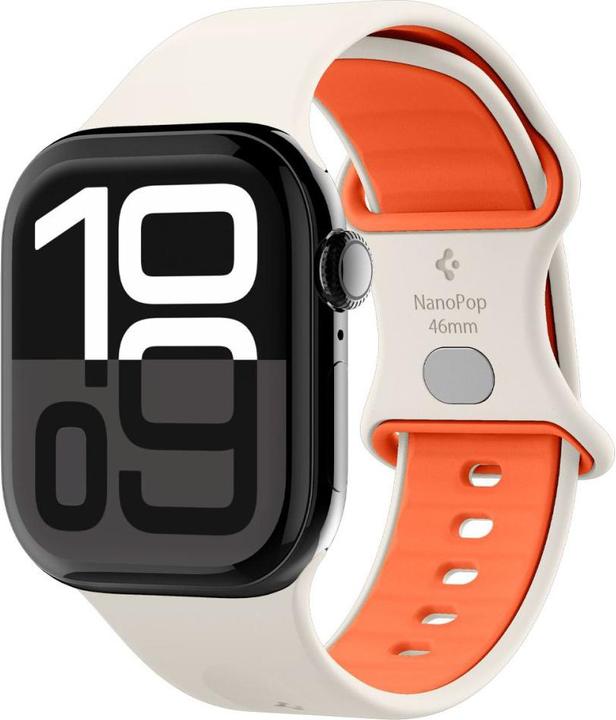 Spigen - Nano Pop - Apple Watch 1/2/3/4/5/6/7/8/9/10/SE/SE 2 (38/40/41/42mm) - Orange Beige