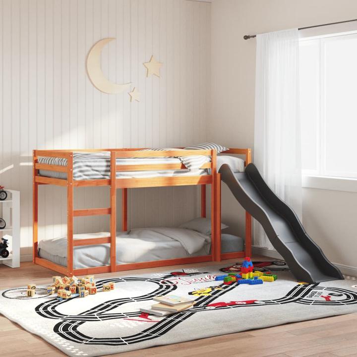 Produktbild VidaXL Etagenbett mit Rutsche & Leiter 90 x 200cm (90 x 200 cm)