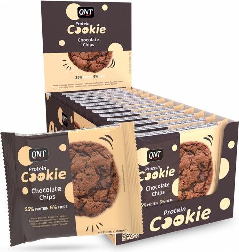 Immagine prodotto QNT Biscotti proteici al cioccolato (Cioccolato, 12 pz., 60 g)