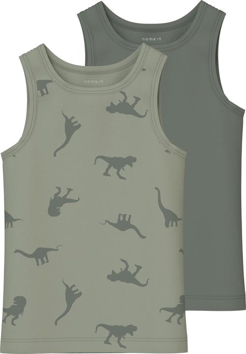 Name it Nmmtank Top 2p Agave Green Dino Noos