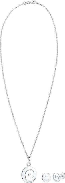 Image du produit Elli Set de bijoux Spirale Rond Cercle Argent massif 925 (Argent sterling 925)