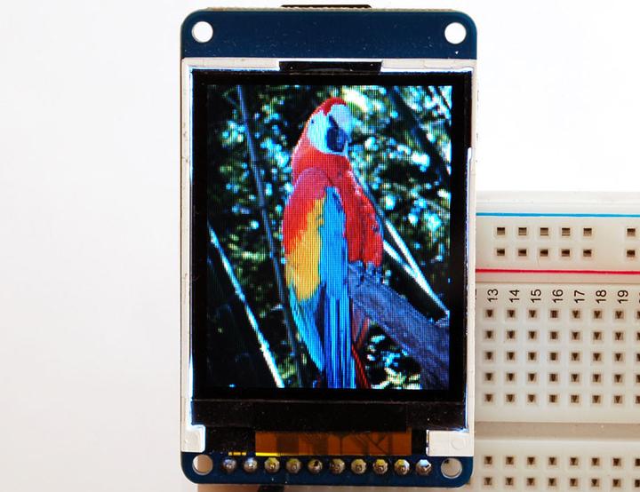 Produktbild Adafruit 1.8" 18-Bit Color TFT LCD mit microSD Breakout ST (Display)