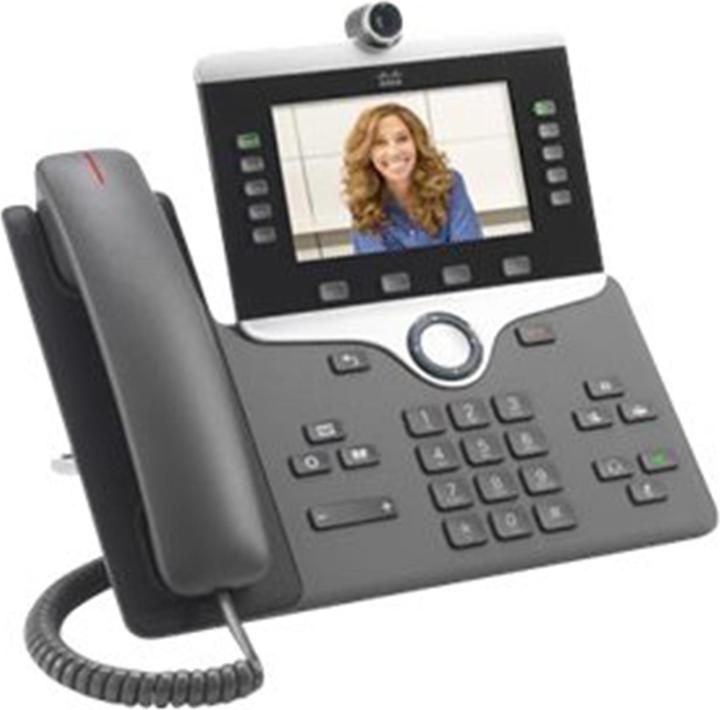 Cisco IP Phone 8845 - IP video phone - with digital camera, Bluetooth interface