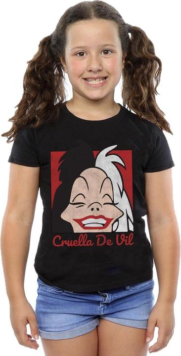 Immagine prodotto Disney Cruella De Vil Cropped Head Maglietta Ragazze (152, 158)