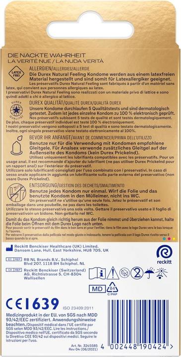 Actual product image Durex Natural Feeling (14 pcs.)