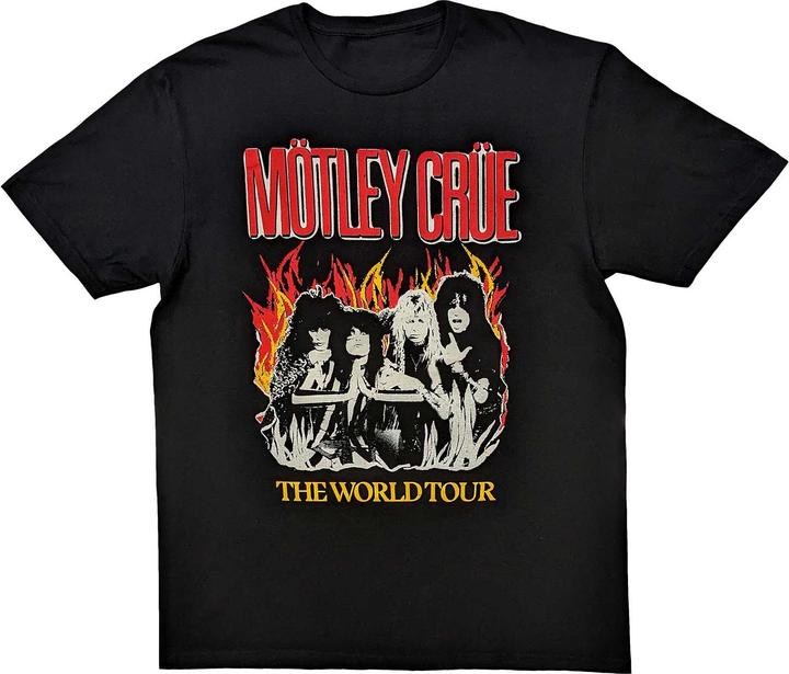 Motley Crue Vintage World Tour Flames