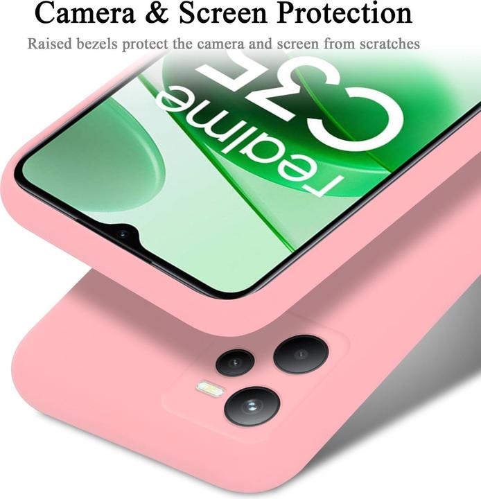 Immagine prodotto Cadorabo Custodia in silicone liquido TPU per Realme C35 / Narzo 50A PRIME (Realme C35, Realme Narzo 50A Prime)