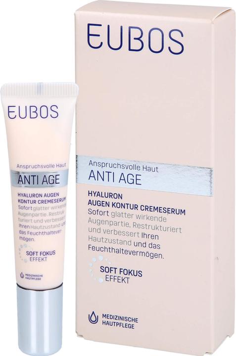 Actual product image Eubos Sensitive Hyaluron Eye Contour CreamSerum, 15 ml CRE (15 ml)