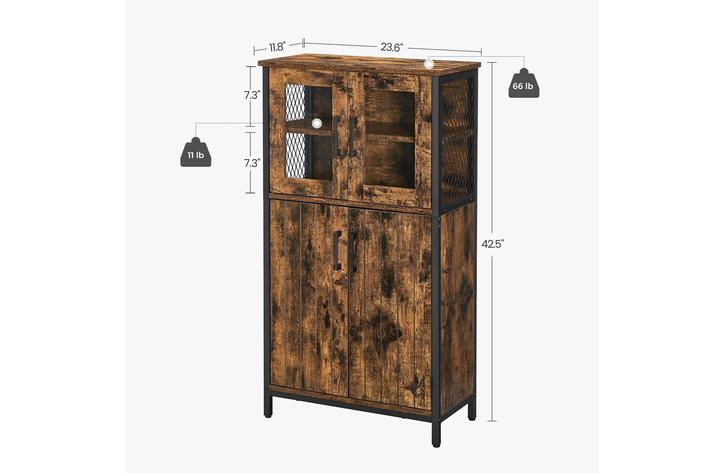 Immagine prodotto Vasagle Macky (60 x 30 x 108 cm)
