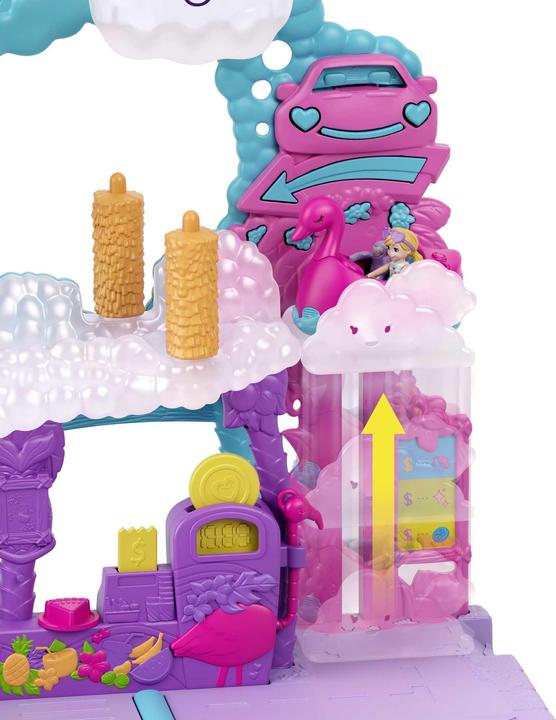 Produktbild Polly Pocket Pollyville Flamingo-Spass Autowaschanlage