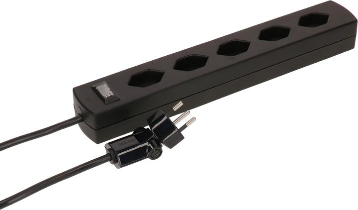 Produktbild Max Hauri Safety Line 90° mit Schalter (5 x, Typ 13, 2 m)