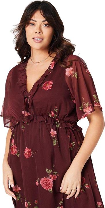Immagine prodotto Dorothy Perkins Vestito Midi Plus Floreale Fronzolo Donna (44 D)