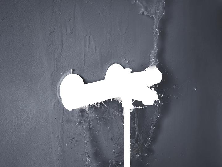 Actual product image Grohe Grohtherm 800 thermostatic bath mixer