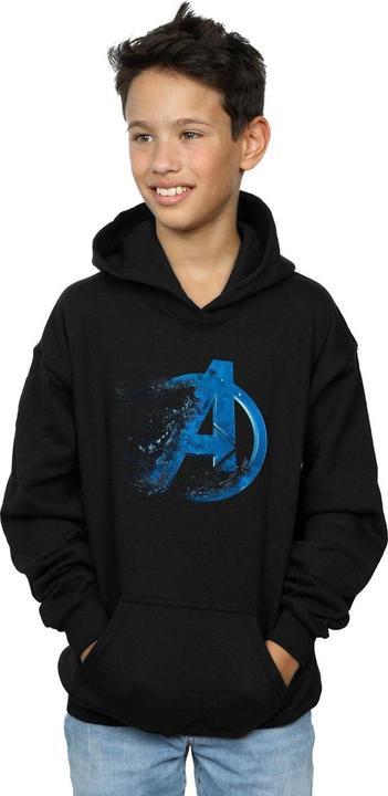 Actual product image Boys Avengers Endgame Dusted Logo Hoodie (116)