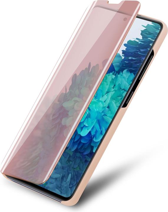 Actual product image Cadorabo Book Smart View Mirror Cover (Samsung Galaxy S20 FE)