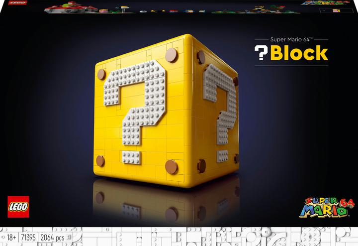 Produktbild LEGO Fragezeichen-Block aus Super Mario 64 (71395, LEGO Seltene Sets, LEGO Super Mario)