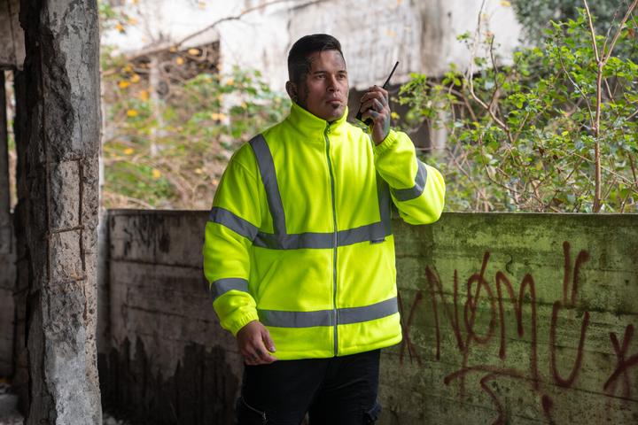 Actual product image Korntex Hi-Vis Fleece Jacket (XL)