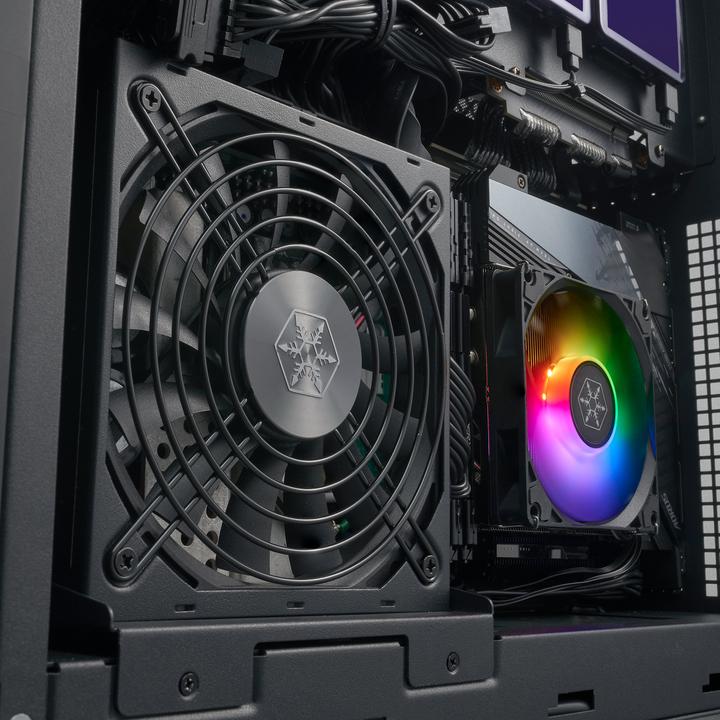 Image du produit Silverstone SST-ML12B Milo Slim HTPC Slim & compact Mini-ITX Computer Case (Mini-ITX)
