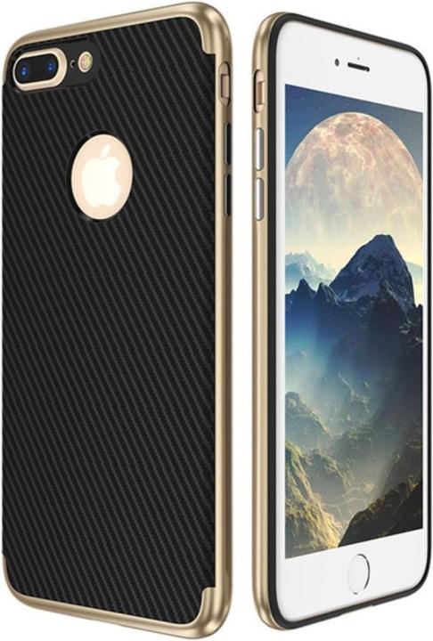 Produktbild König Design Hybrid Silikon Handy Hülle für Apple iPhone 5 / 5s / SE Case Cover Tasche Gold (Apple iPhone 5)