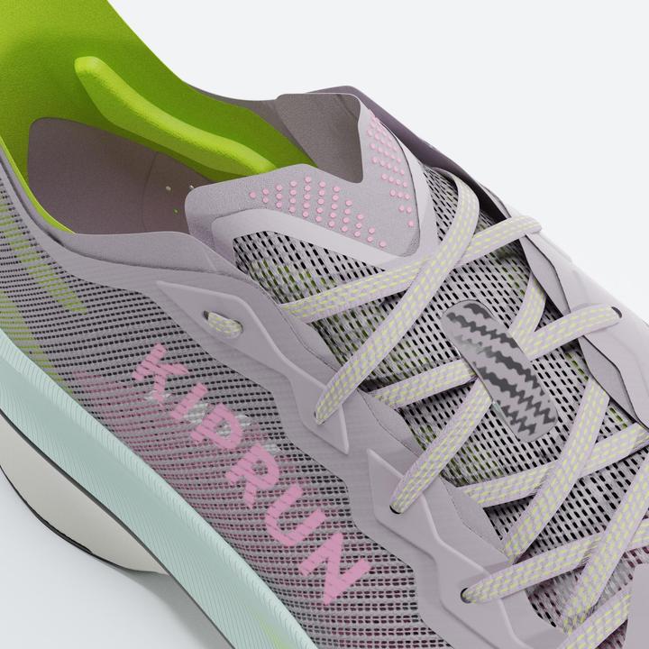 Actual product image Kiprun Laufschuhe Damen mit Carbonplatte - KD900X LD2 lila/gelb (42)