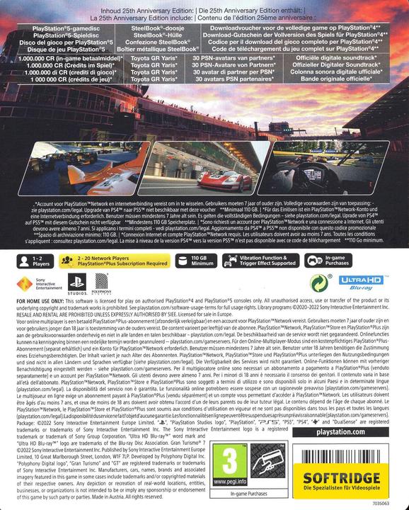 Image du produit Sony Gran Turismo® 7 - Édition 25e anniversaire (PS5, DE)