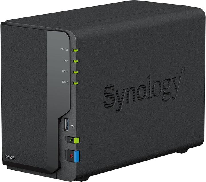Actual product image Synology DS223 (2 x 8 TB, WD Red Plus)