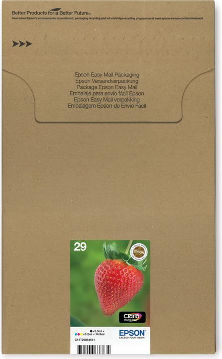 Produktbild Epson 29 Claria Home Multipack (M, BK, C, Y)