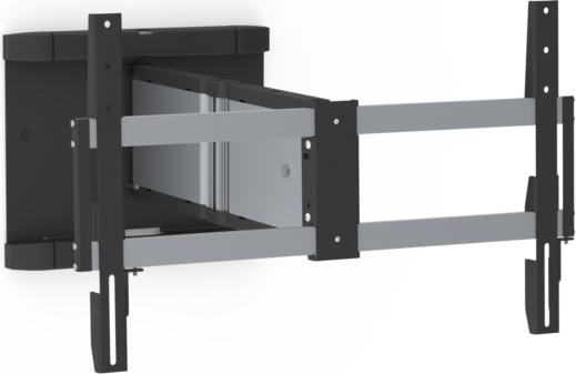 Produktbild SMS Icon WH 3D - Klammer für LCD-Display - Schwarz, Aluminium - Bildschirmgrösse: bis (3D Brille)