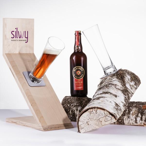 Image du produit Silwy Verres à bière en cristal d'extérieur (lot de 2) (0.33 l, 2 x)