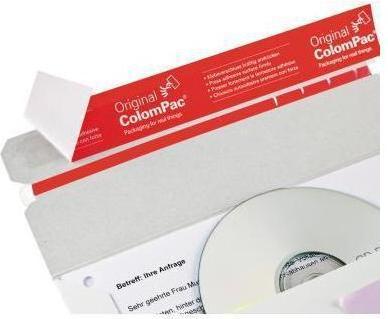 Actual product image Colompac CD/DVD envelope Window available: No Closure technique: with self-adhesion (1 x)