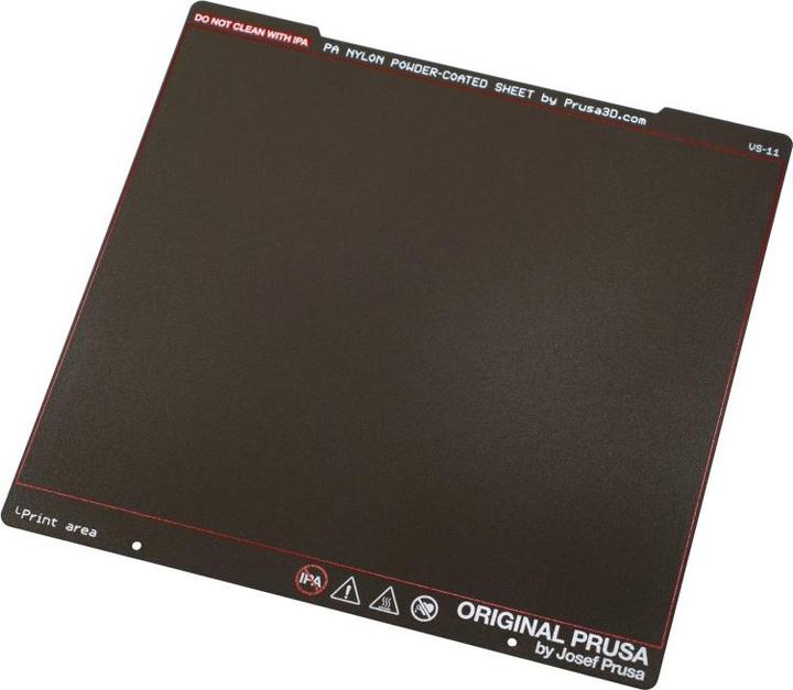Image du produit Prusa PA Nylon tôle d'acier peinte par poudrage pour MK3 et MK4 (Plat)