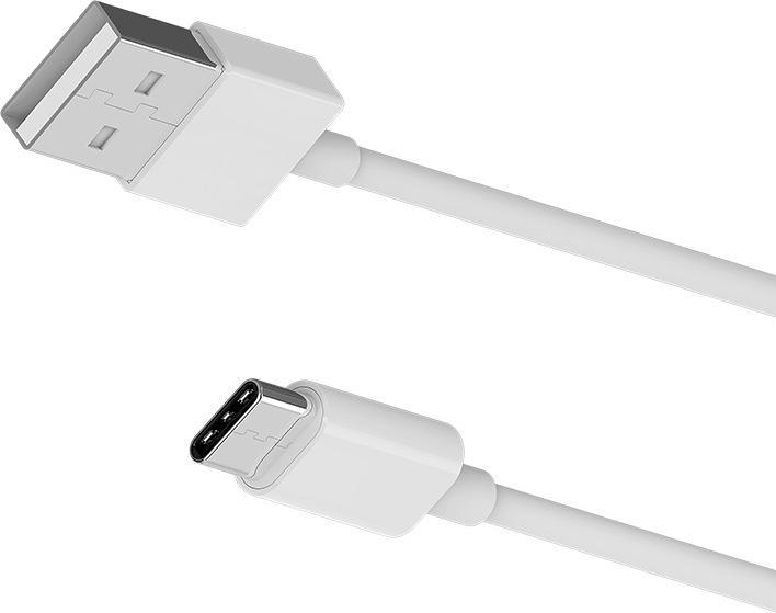 Produktbild Borofone USB-A-auf-USB-C-Kabel verpackt in einer Röhre, 1 m (Weiss) (1 m)