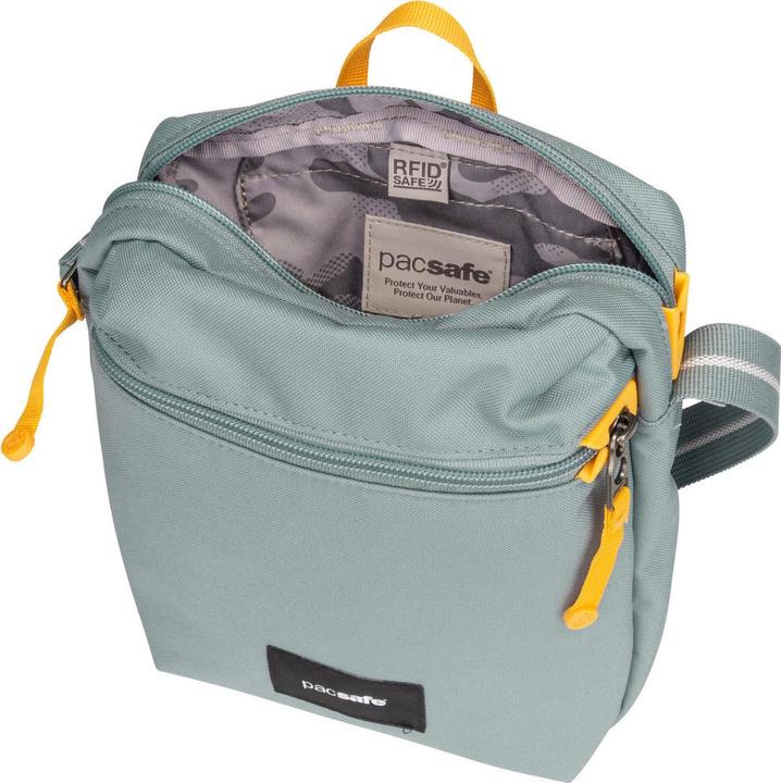 Actual product image Pacsafe GO Festival anti theft shoulder bag RFID 17 cm