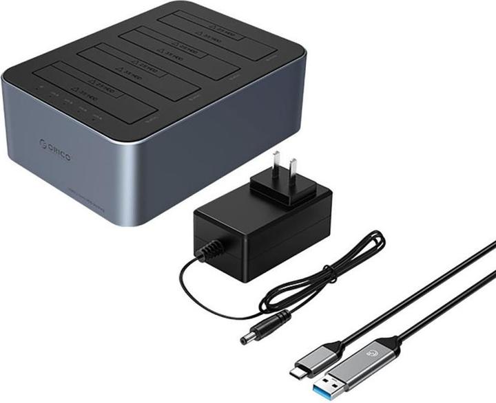 Immagine prodotto Orico Docking Station per HDD / SSD 6646C3-C a 4 unità per SATA da 2,5 pollici / 3,5 pollici, Grigio