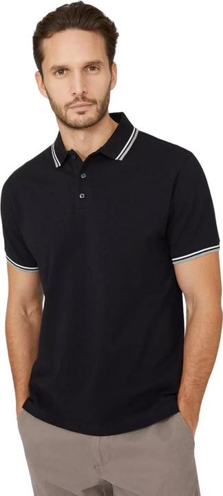 Universal Textiles Pique Tipped Polo Shirt (L)