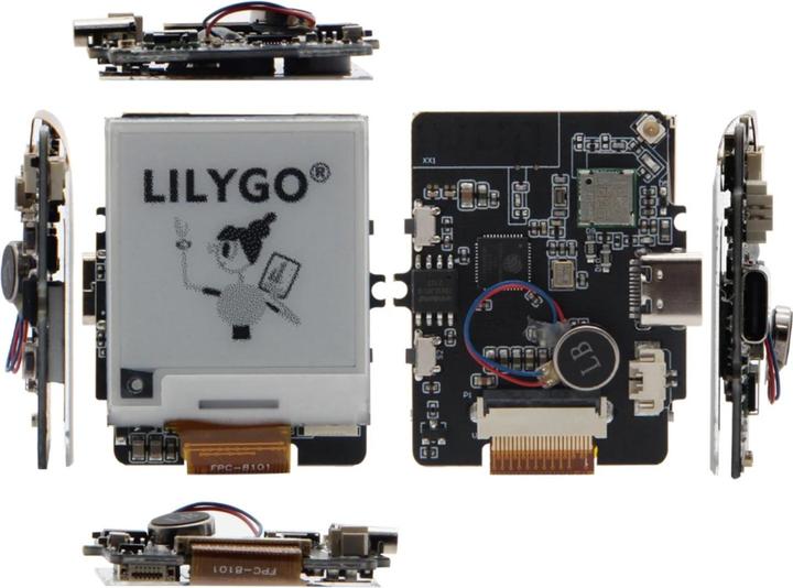 Actual product image Lilygo T-Wrist ESP32+GPS ePaper 1.54inch display