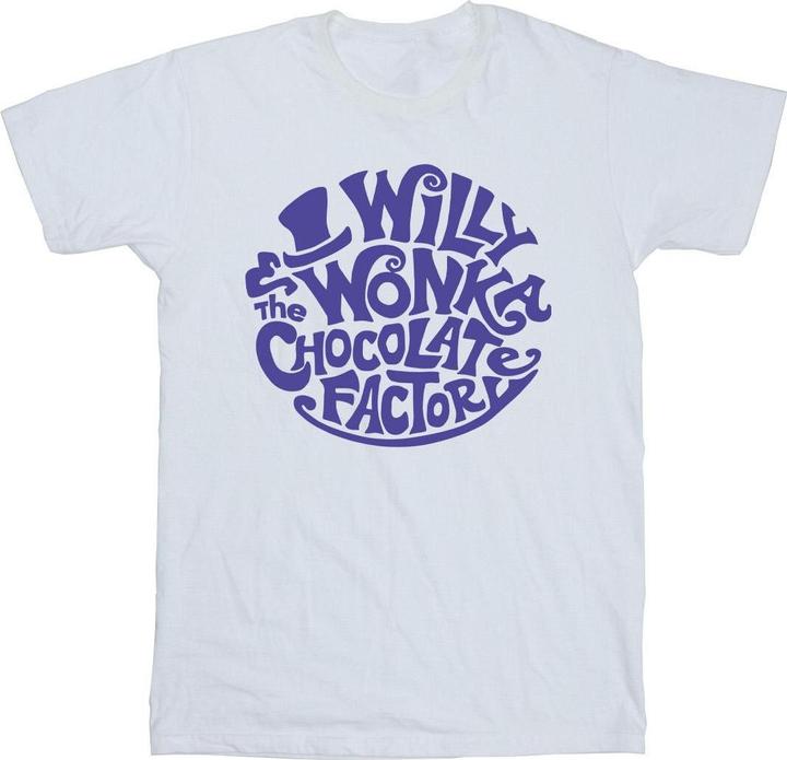 Willy Wonka & the Chocolate Factory Typed Logo TShirt Mädchen