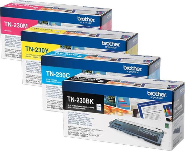Immagine prodotto Brother Set di toner originali TN230/TN-230 con tutti e quattro i colori (M, C, Y, FC)