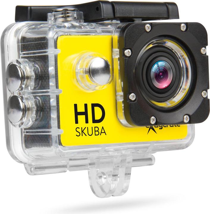 Hamlet Exagerate Skuba Action Cam HD action camera with 2-inch LCD screen with waterproof case