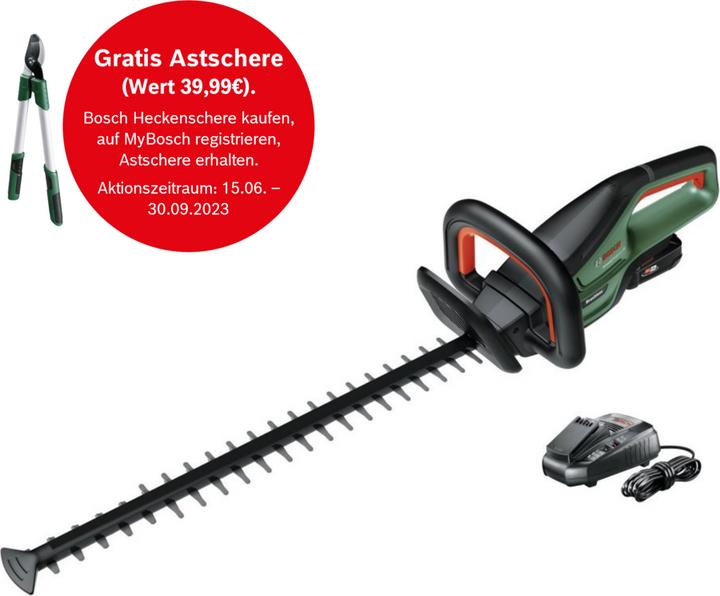 Immagine prodotto Bosch Home & Garden UniversalHedgeCut 18-55 (Tagliasiepi a batteria)
