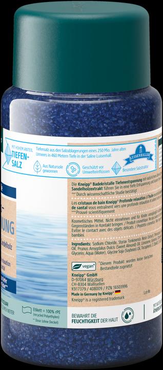 Actual product image Kneipp Bath crystals deep relaxation (Bath salts)