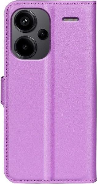 Actual product image MU Classic Litchi Leather Bookcover Series (Xiaomi Redmi Note 13 Pro+)
