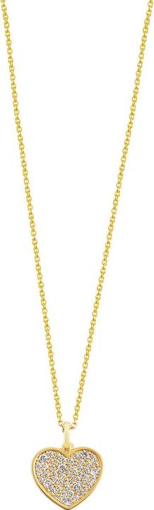 Image du produit Xenox Collier en or Love Story (Avec pierre(s), Argent sterling 925, 40 - 45 cm)
