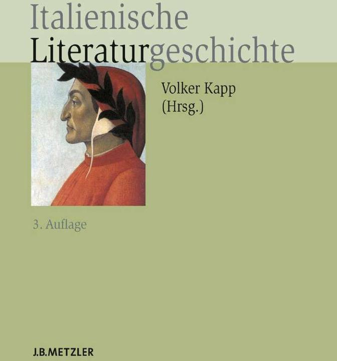 Produktbild Italienische Literaturgeschichte (Deutsch, Volker Kapp, 2007)